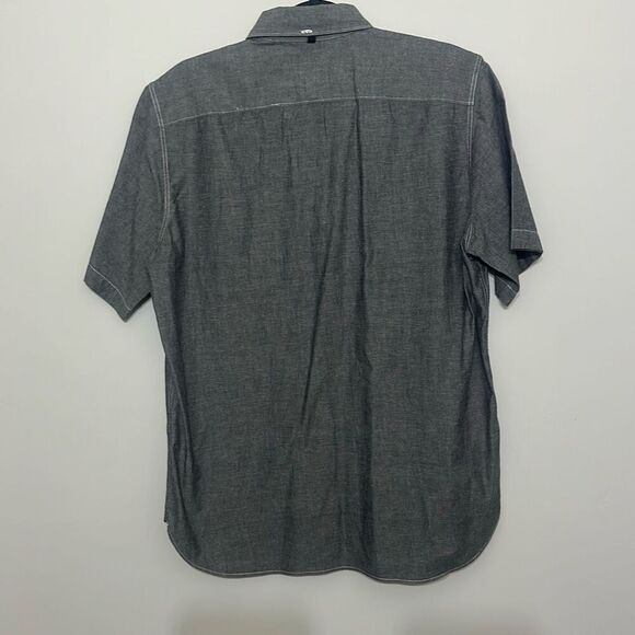 Rag & Bone Mens Gray Standard Issue 100% Cotton Button Down Shirt Size Medium - Picture 6 of 6